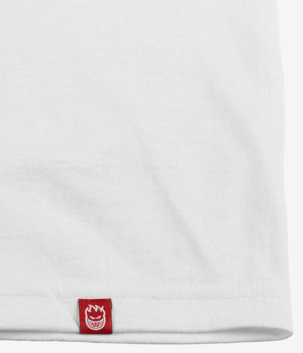 Spitfire Bighead T-Shirt (white dark red)