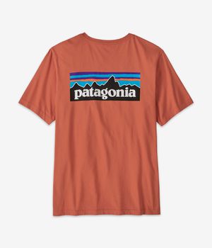 Patagonia P-6 Logo T-Shirt (coal orange)