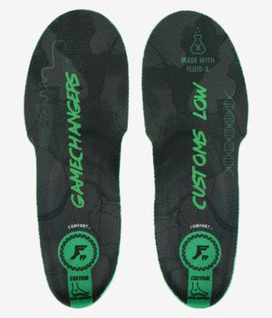 Footprint Gamechangers Low Insoles (black camo green)