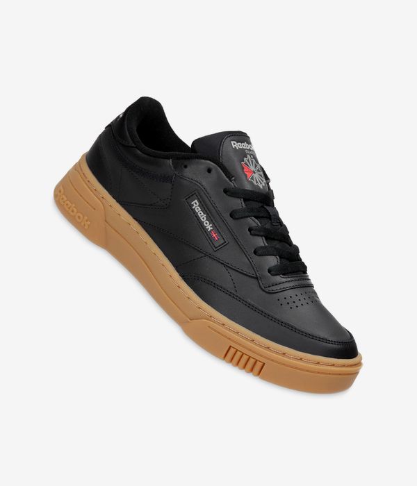 Reebok Club C Stacked Shoes (black gum)