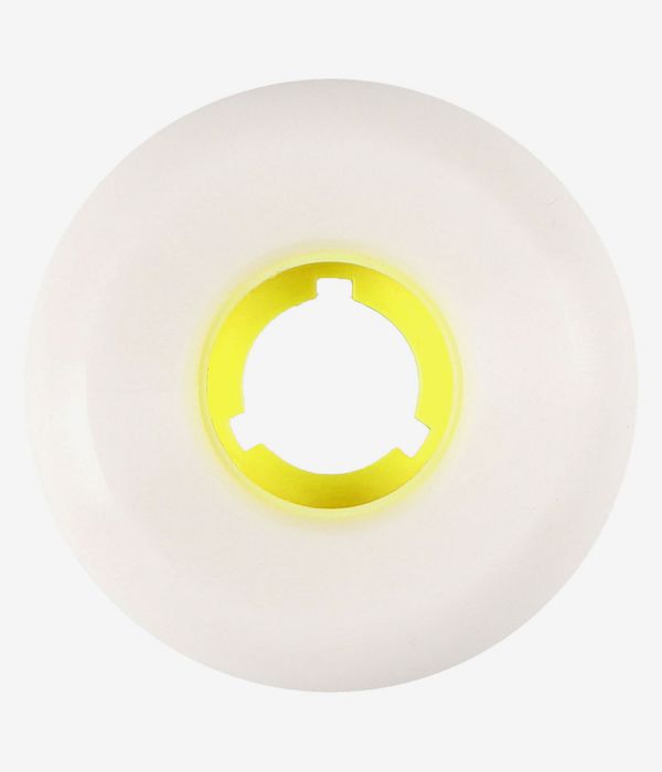 skatedeluxe Retro Conical Wielen (white yellow) 54mm 100A 4 Pack