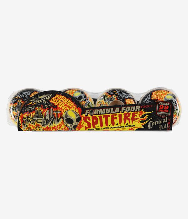 Spitfire Formula Four Fabiana Invasion Conical Full Roues (natural) 54 mm 99A 4 Pack