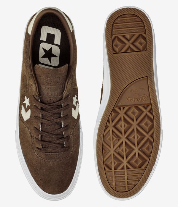 Converse CONS Louie Lopez Pro Shaggy Suede Shoes (chestnut brown natural ivo)