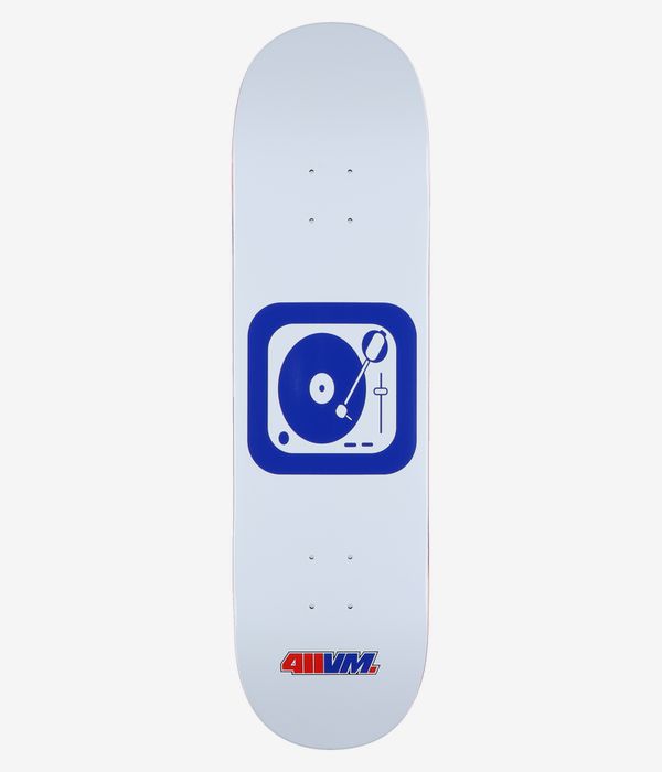 411 Ear Wax Icon 8.5" Skateboard Deck (white)