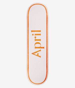 April OG Logo 8.25" Skateboard Deck (orange)