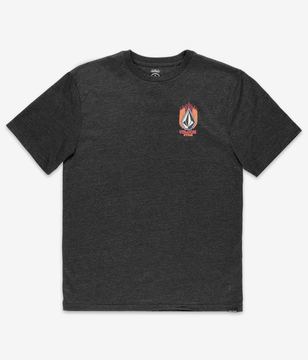 Volcom Draggin Stone Heather T-Shirt (heather black)
