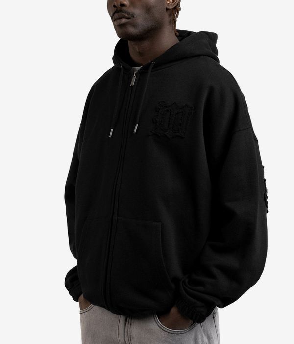 Wasted Paris Kingdom Curve Destroy Boxy Zip-Hoodie (black)