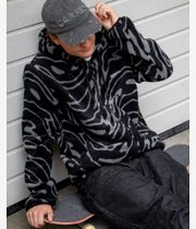 Anuell Majesty Fleece Sudadera con cremallera (black grey)