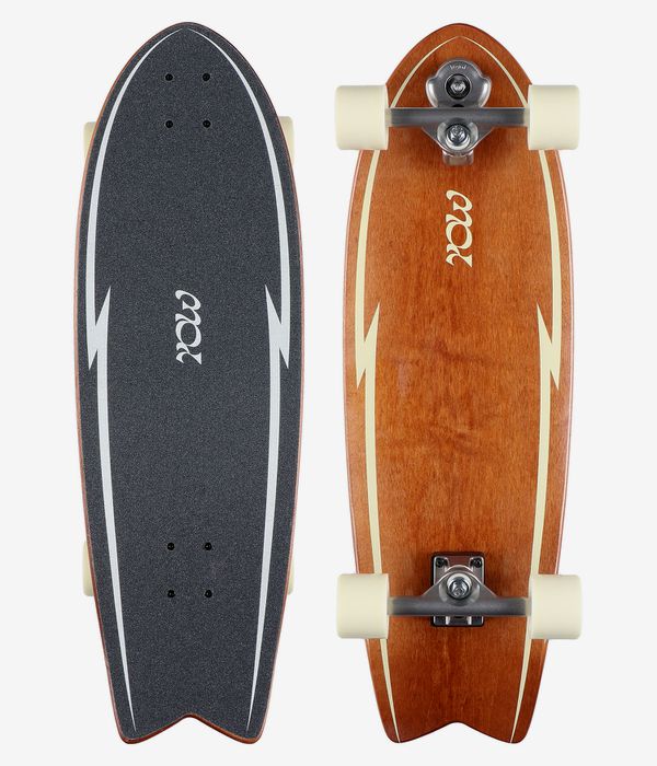YOW Pipe 32" (81,3cm) Surfskate Cruiser (brown)