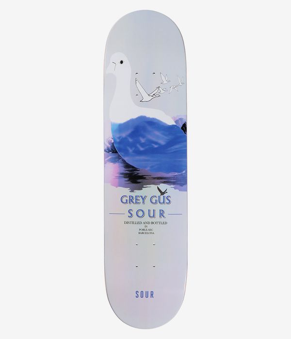 SOUR SOLUTION Tonnesen Grey Gus 8" Planche de skateboard (white)