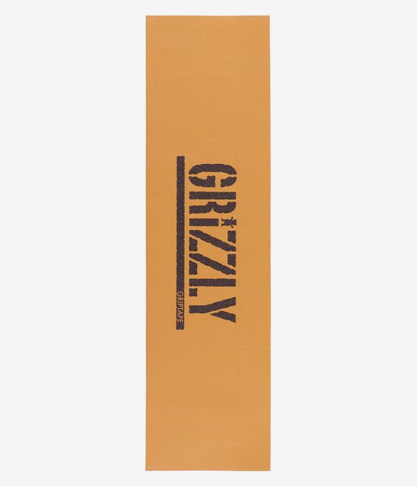 Grizzly Stamped Necessities 9" Griptape (orange)