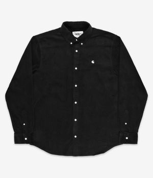 Carhartt WIP Madison Fine Cord Camisa (black white)