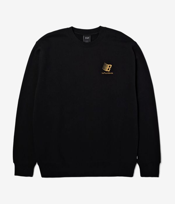 HUF x Bronze 56k Logo Sweatshirt black