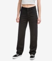 Carhartt WIP W' Pierce Pant Straight Hudson Pants women (black rinsed)