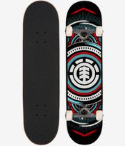 Element Hatched 7.75" Complete-Board (blue red)