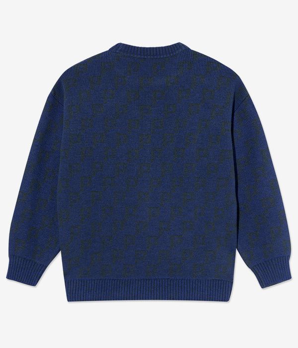 Polar George P Pattern Sweatshirt (blue green)