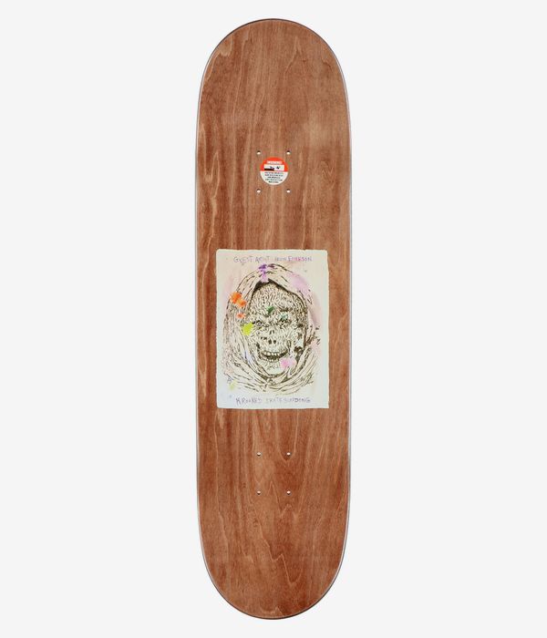 Krooked Kevi Emerson Guest Artist 8.5" Skateboard Deck (multi)