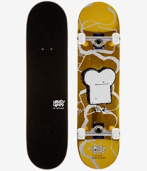 Inpeddo x Lousy Livin Golden Toast 8" Complete-Skateboard (gold)