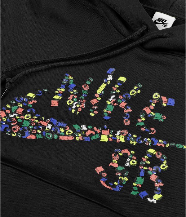 Nike SB Big Ol Logo Hoodie (black white)