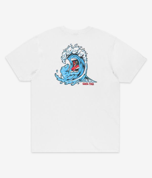 Santa Cruz Screaming Wave T-Shirt (white)