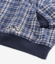 Yardsale Reversible Flannel Felpa Hoodie con zip (blue)