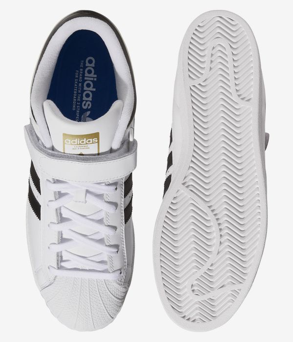 adidas Skateboarding Pro Shell ADV Zapatilla (white core black gold)