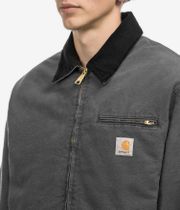 Carhartt WIP OG Detroit Organic Dearborn Chaqueta (graphite black stone canvas)