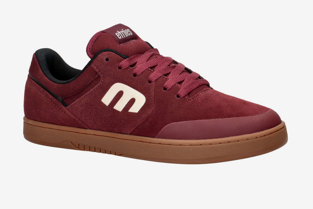 Etnies Marana Shoes (maroon black white)