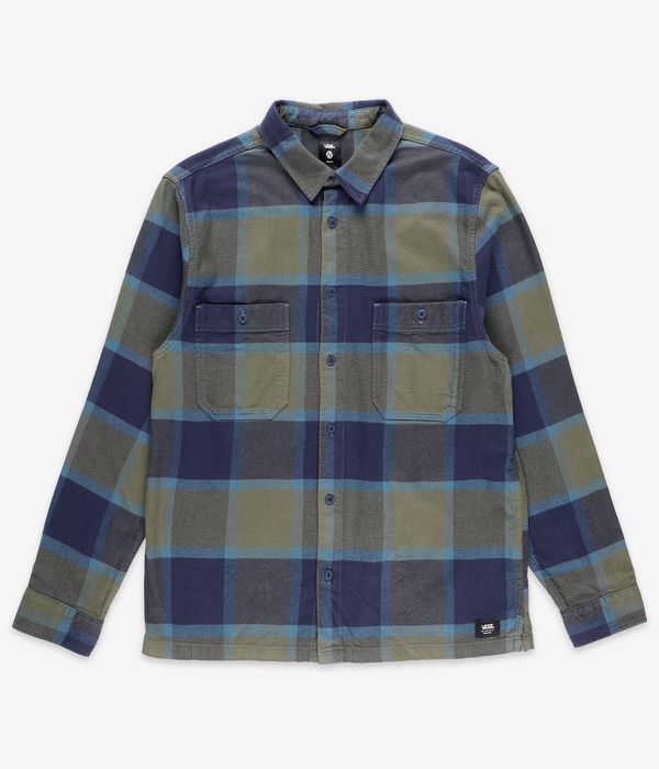 Vans Larkspur Plaid Shirt (grape leaf parisian night)
