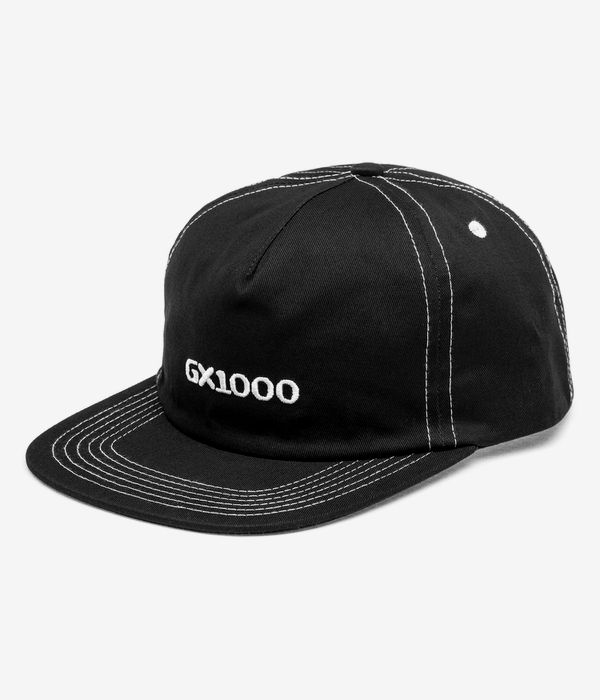 GX1000 Mini Logo 5 Panel Cap (black)