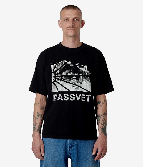 RASSVET | PACCBET Heritage Knit T-Shirt (black)