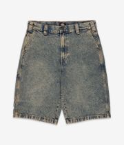 Dickies Madison Denim Shorts (yellow fade indigo)
