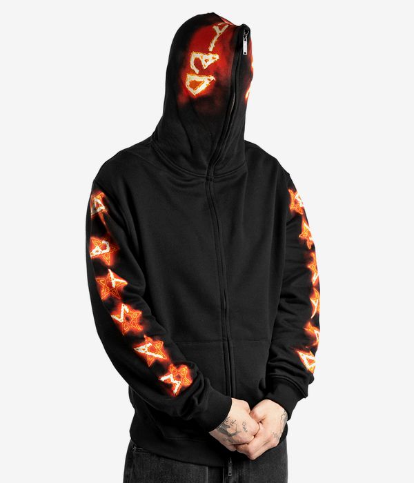 Wasted Paris Surt Zip-Hoodie (black)