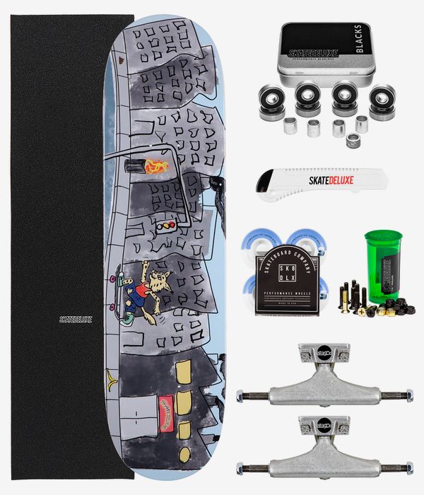 skatedeluxe City De Luchs Mini Komplett 7" Skateboard-Kit (multi)