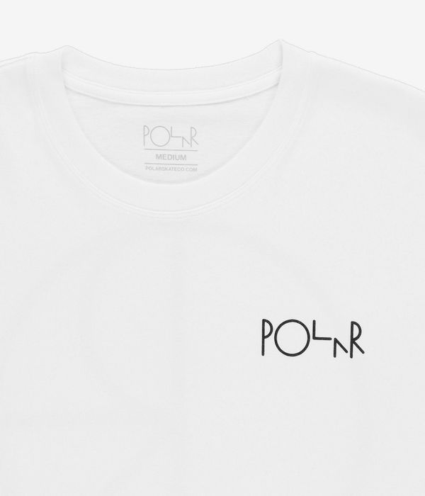 Polar Stroke Logo Camiseta (white black)