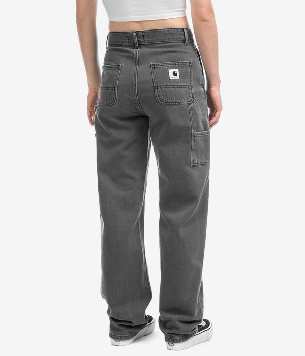 Carhartt WIP W' Pierce Pant Straight Jeans women (black stone bleached)