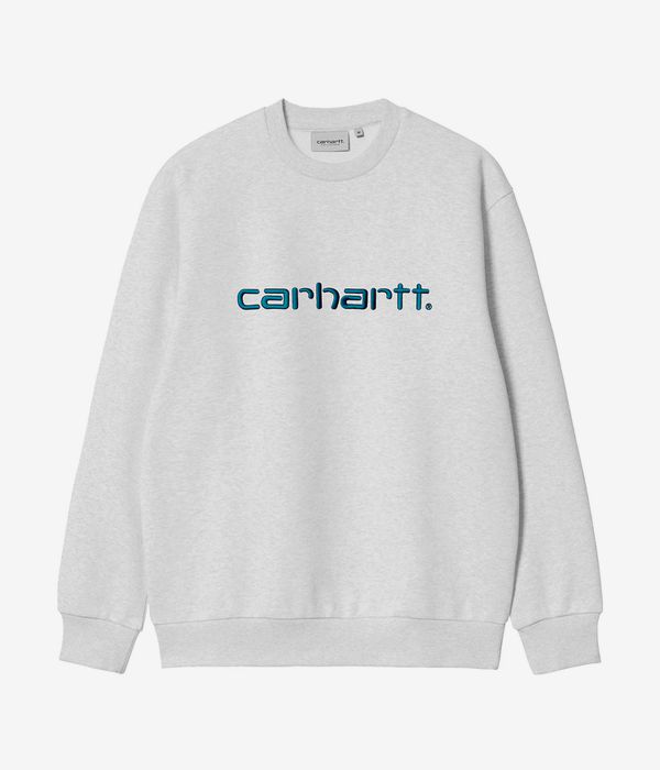 Carhartt WIP Basic Sweatshirt (ash heather duck blue)