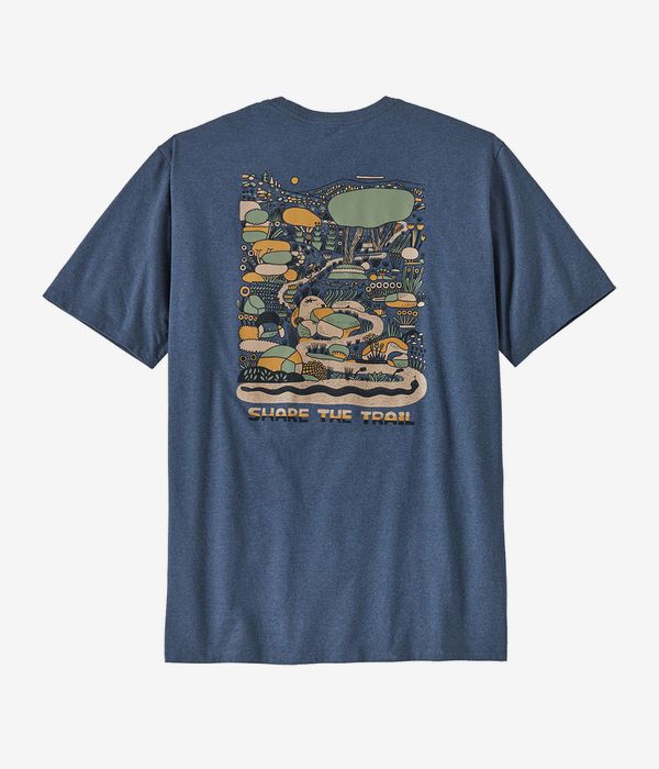 Patagonia Commontrail Pocket Responsibili T-Shirt (utility blue)