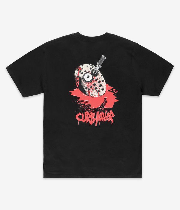 Heroin Skateboards Curb Killer Camiseta (black)