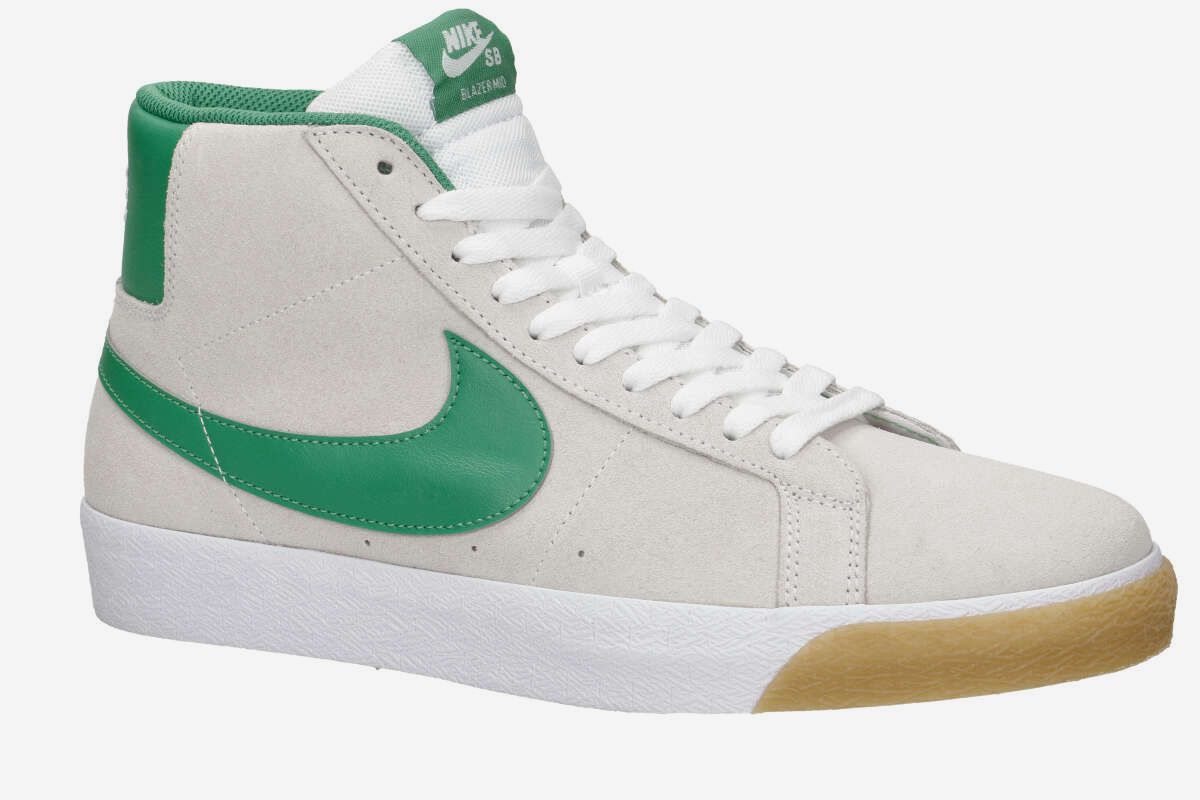 Nike SB Zoom Blazer Mid Shoes (white lucky green)