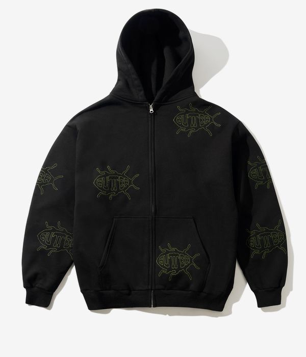Butter Goods Roach Zip-Hoodie (black)