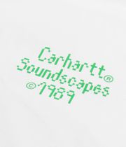 Carhartt WIP Soundface Organic Top z Długim Rękawem (white)