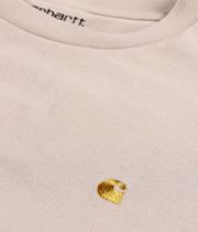 Carhartt WIP W' Chase Organic T-Shirt women (dusky beige gold)