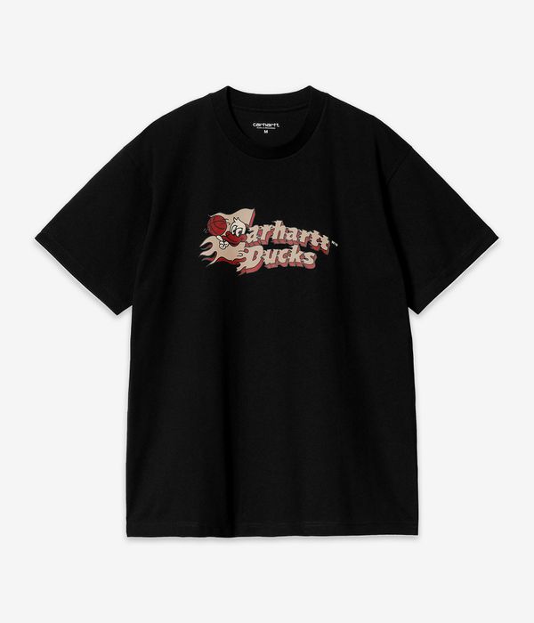 Carhartt WIP Flaming Ducks Organic T-Shirt (black)