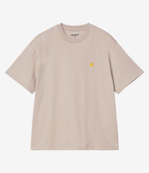 Carhartt WIP W' Chase Organic T-Shirt women (dusky beige gold)