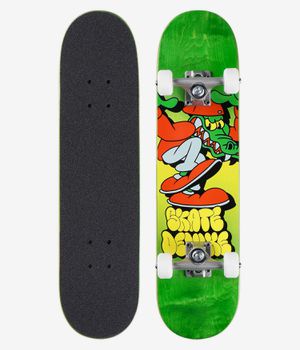 skatedeluxe Croc Kids 7" Complete-Skateboard (green)
