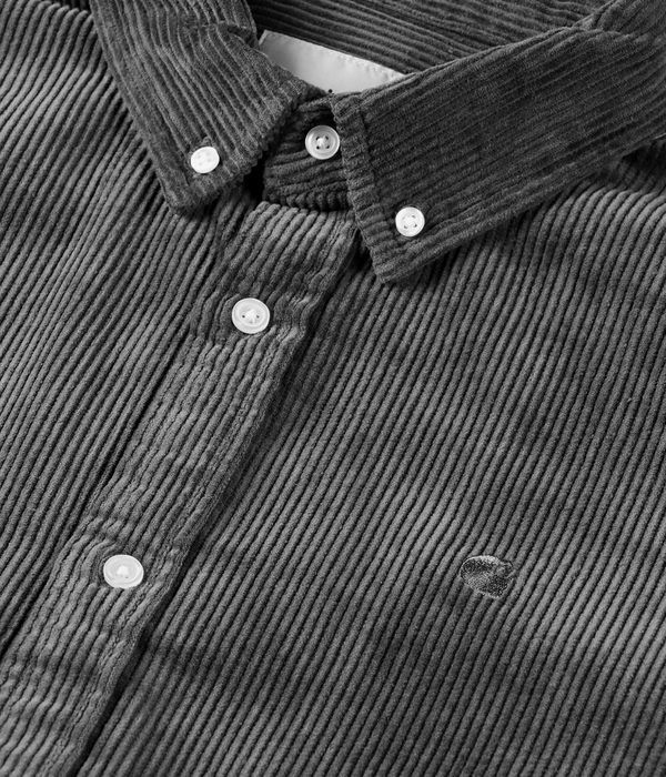 Carhartt WIP Madison Corduroy Camisa (graphite graphite)