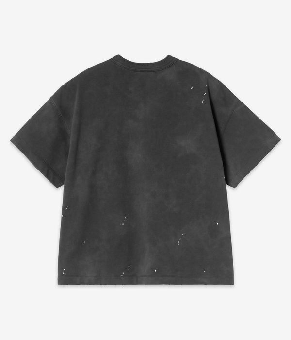 Carhartt WIP Painter T-Shirt women (black destroy wash splatter)