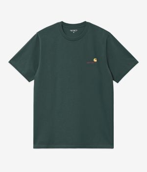 Carhartt WIP American Script Organic T-Shirt (kale green)