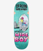 Heroin Skateboards Anatomy Of A Wide Boy 10.4" Skateboard Deck (multi)